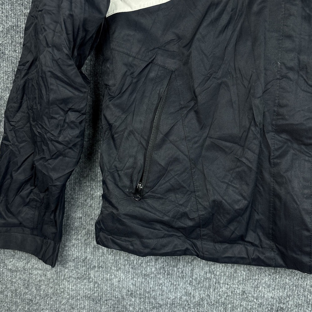 Y2K Helly Hansen Ski Jacket Shell Womens Medium HellyTech Black Full Zip - Picture 6 of 16